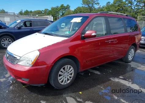 2011 Kia Sedona Lx из США, поврежденный, VIN KNDMG4C74B6388976